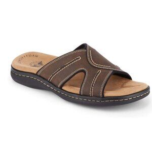 Dockers Mens Sunland Slide Sandals - Dark Brown - Size 10